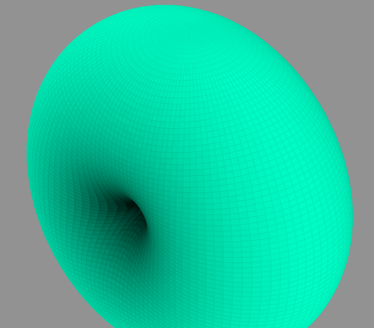 free space dipole radiation pattern 3D